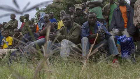 AFP M23 former fighters pictured in Uganda in 2014