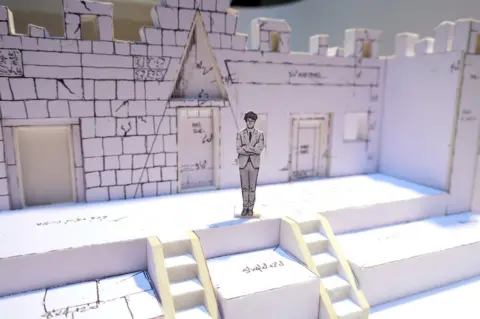 BBC Paper model of the Aztec zone