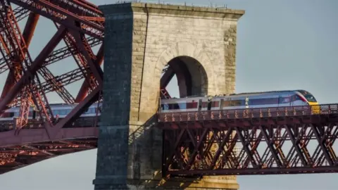 PA Media Train on bridge