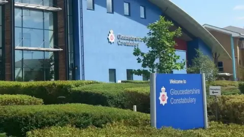 A photo of the exterior of Gloucestershire Constabulary HQ