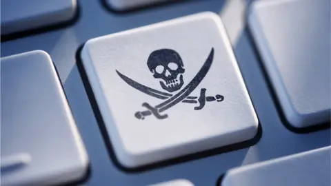 Getty Images Pirate flag on key