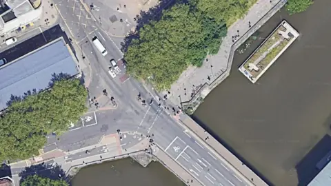 Google How the new layout of the Bristol Bridge junction would look