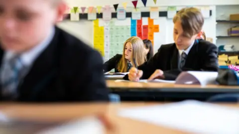 Pupils in a classroom