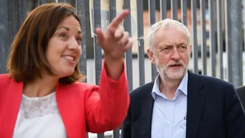 Getty Images Kezia Dugdale and Jeremy Corbyn