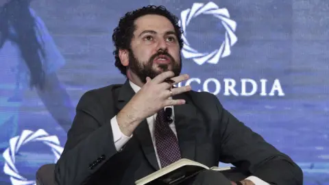 Getty Images Lucas Gomez​ at the 2019 Concordia Americas Summit in Bogota on May 14, 2019.