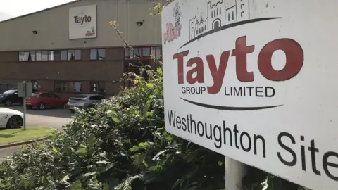 Tayto factory in West Houghton, Bolton