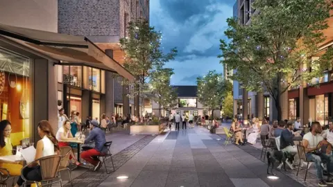 Deeley Freed Artists impression of the city centre