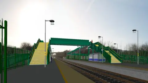 Durham County Council Artist impression of the new station