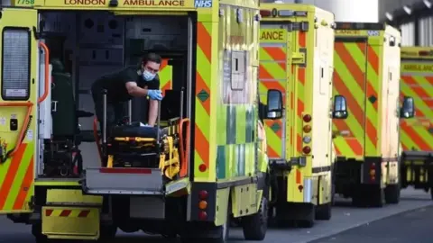 EPA Ambulance crews across the country have been facing delays when arriving at A&E with patients