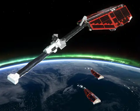 Esa Artwork: The Swarm satellites