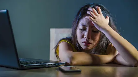Getty Images Victim of online abuse
