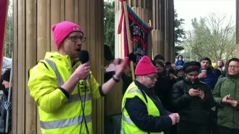 BBC University pickets in Bristol