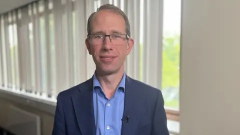 Steve Hubbard/BBC Thames Valley Police and Crime Commissioner Matthew Barber