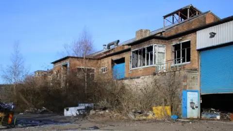 The Engelhard factory off Valley Road in Cinderford