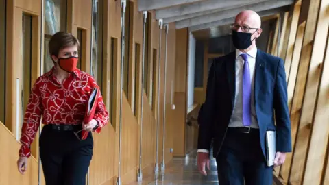 Getty Images Sturgeon and Swinney