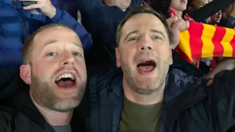 James Ward James Ward at the Liverpool-Barcelona match