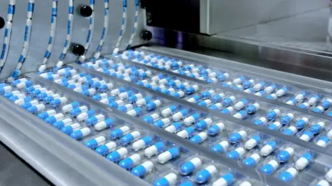 Getty Images Drug production line