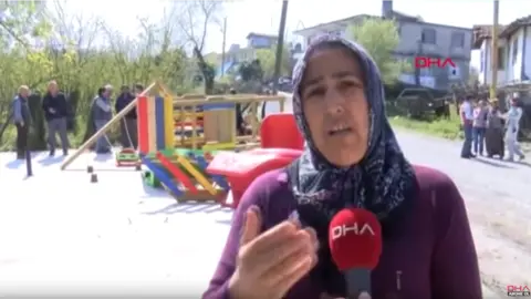 DHA/YouTube Playground in Turkish village of Yenidoğanlar after being dismantled by outgoing mayor, April 2019
