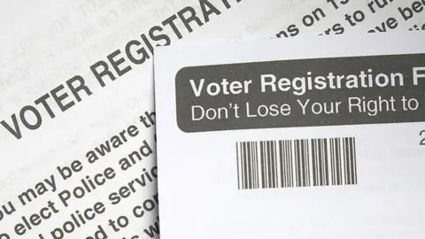 Getty Images Voter Registration form