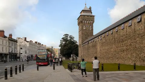 David Dixon/Geograph Cardiff Castle