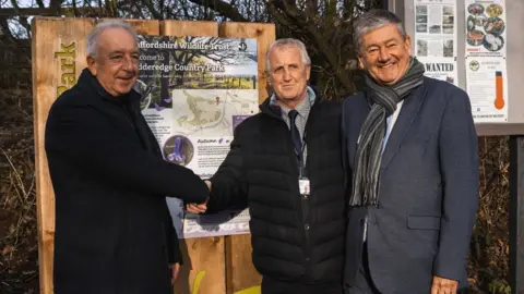 Staffordshire Wildlife Trust Handover ceremony at Ladderedge