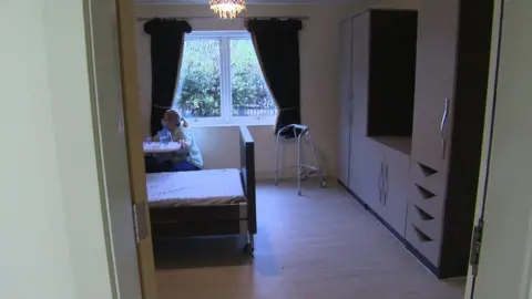 BBC Medics at work inside Finney House in Preston