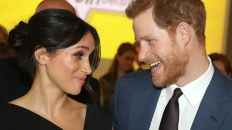 Getty Images Meghan Markle with Prince Harry