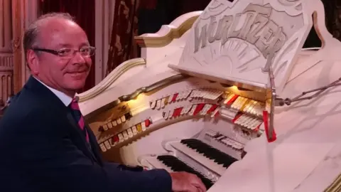 BBC Blackpool Tower ballroom organist Phil Kelsall