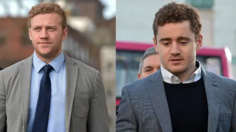 Pacemaker Stuart Olding and Paddy Jackson