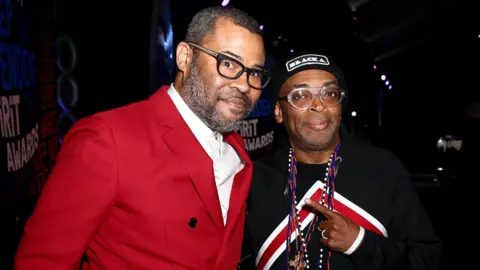 Getty Images Jordan Peele and Spike Lee