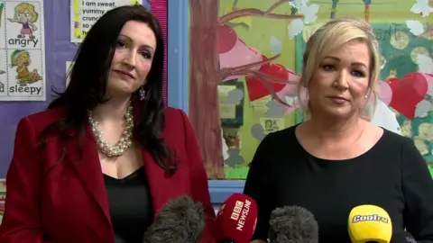 BBC Emma Little-Pengelly and Michelle O'Neill