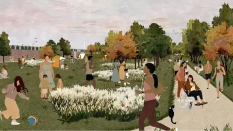 Brighton & Hove City Council Kingsway to the Sea CGI image