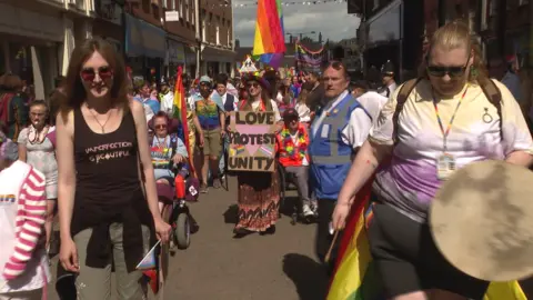 Qays Najm/BBC King's Lynn Pride parade