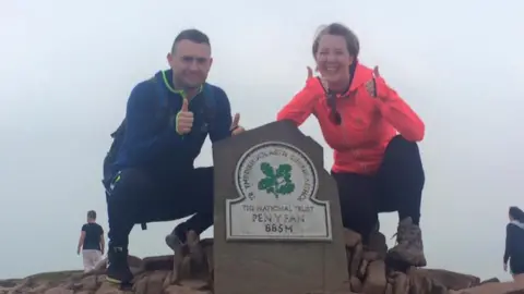 Bethan rees Bethan and her boyfriend up Pen y Fan