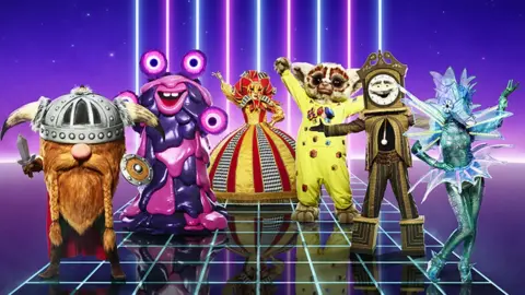 Some of the costumes in the Masked Singer
