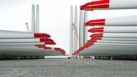 SIEMENS GAMESA Blades at Siemens Gamesa factory