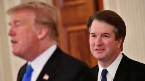 Getty Images Donald Trump and Brett Kavanaugh