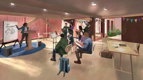 Reading Borough Council Hexagon designs