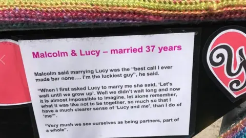 MalcolmTurner Tribute in words to Lucy Turnbull on the crocheted bicycle