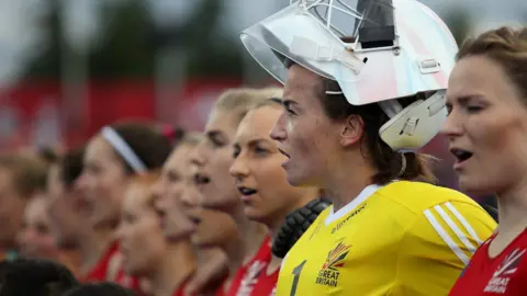 GB goalkeeper Maddie Hinch