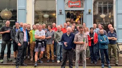 Keswick Mountain Rescue The team outside the bar