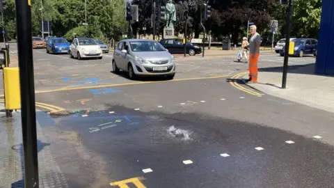 A water problem on Bedford High Street
