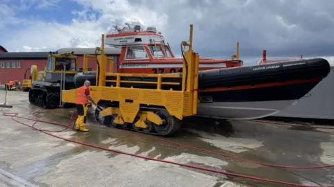 BBC/Andrew Turner RNLI Caister lifeboat