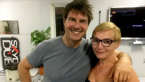 Tom Cruise and Karen Saunders