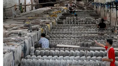 Getty Images Chinese ceramics factory