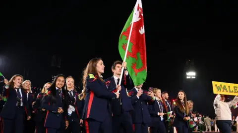 Getty Images Wales at the Commonwealth Games