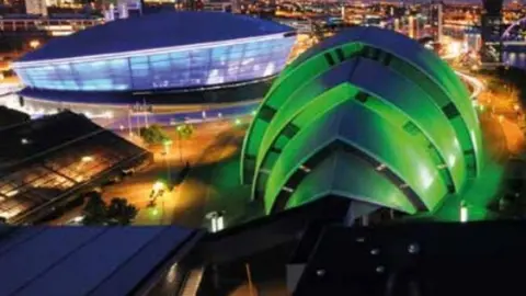 Glasgow City Council The Hydro and Armadillo in Glasgow