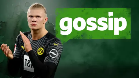 Erling Braut Haaland BBC gossip graphic