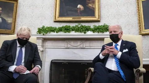 EPA Boris Johnson and Joe Biden