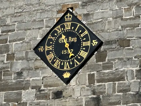 Castle Rushen clock face